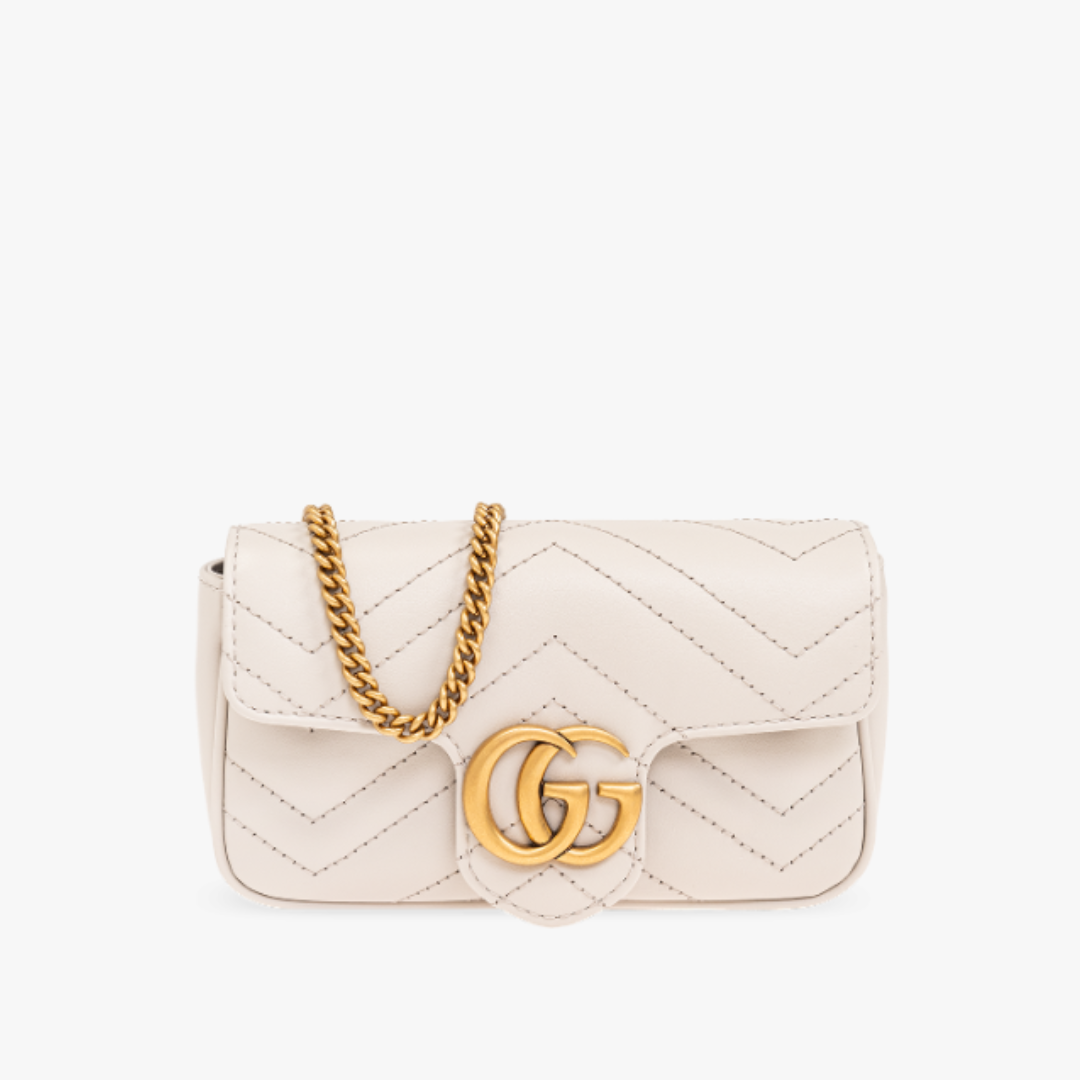 Gucci Marmont Super Mini Bag - Grey